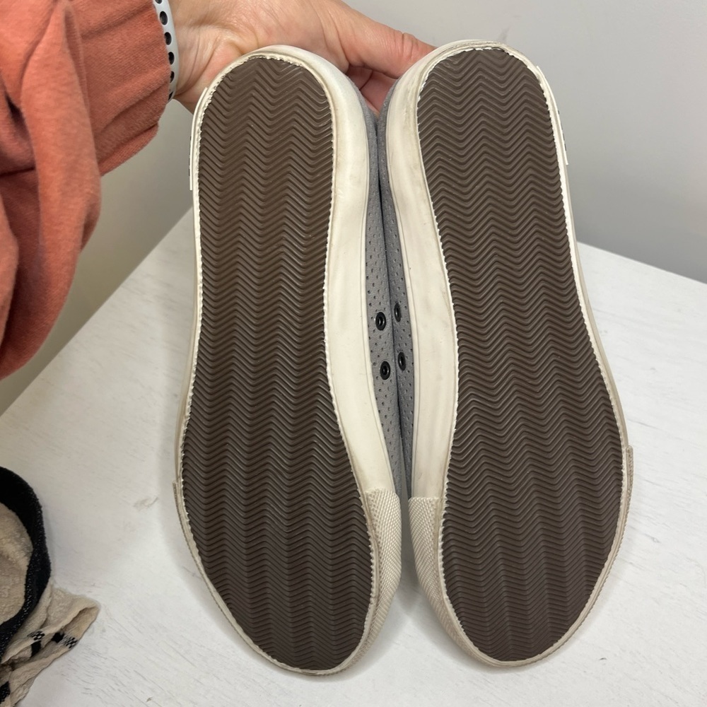 Seavees Army Issue Low Laser Cut Grey Leather Sne… - image 6